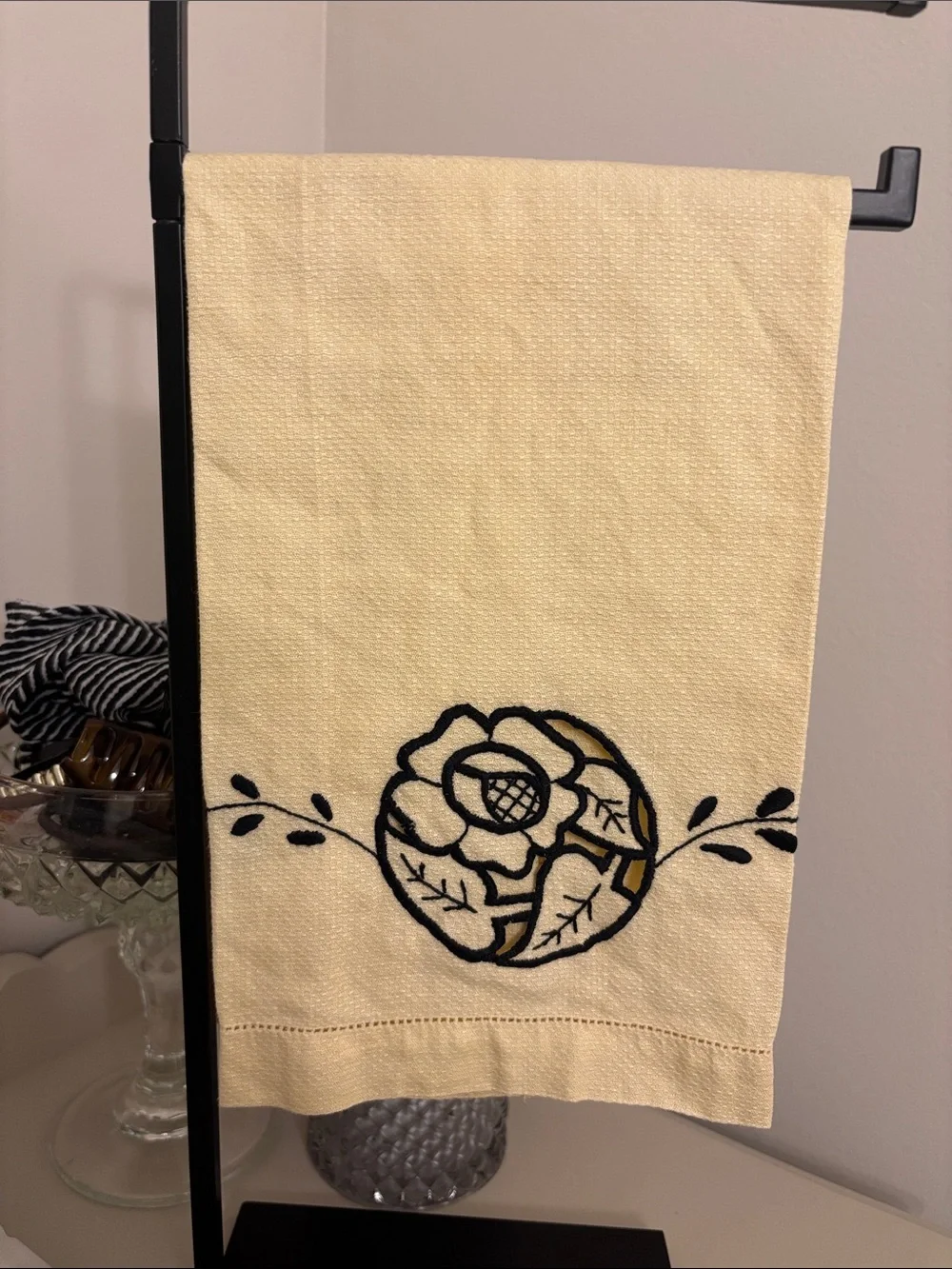 Vintage embroidered Tea Towel